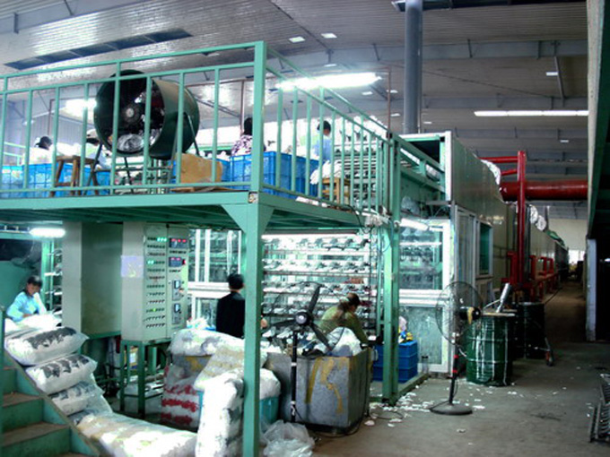 韓式全自動4付手套生産線